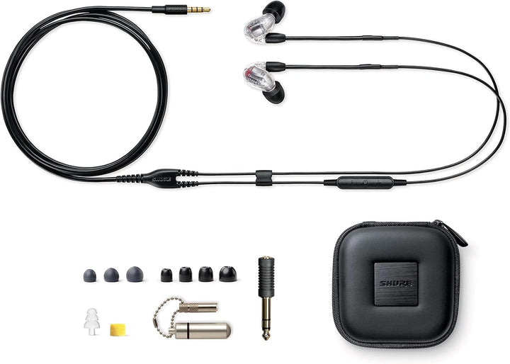 Shure SE846 Kabelgebundene Sound Isolating Ohrhörer, hochauflösender Klang, Vier Treiber, anpassbare