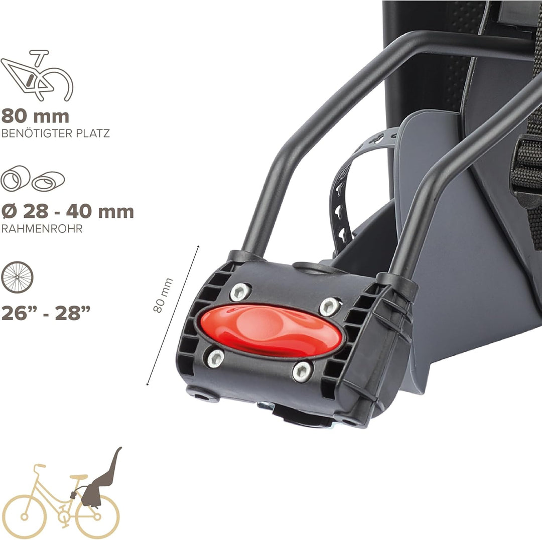 Polisport Kinder Bilby Sitz – Grau Schwarz, Schwarz