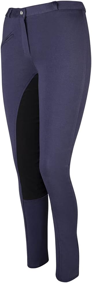 Pfiff 101197 Damen Reithose Vollbesatz Vollbesatzreithose 9 Farben alle Grössen 36 Blau / Schwarz, 3