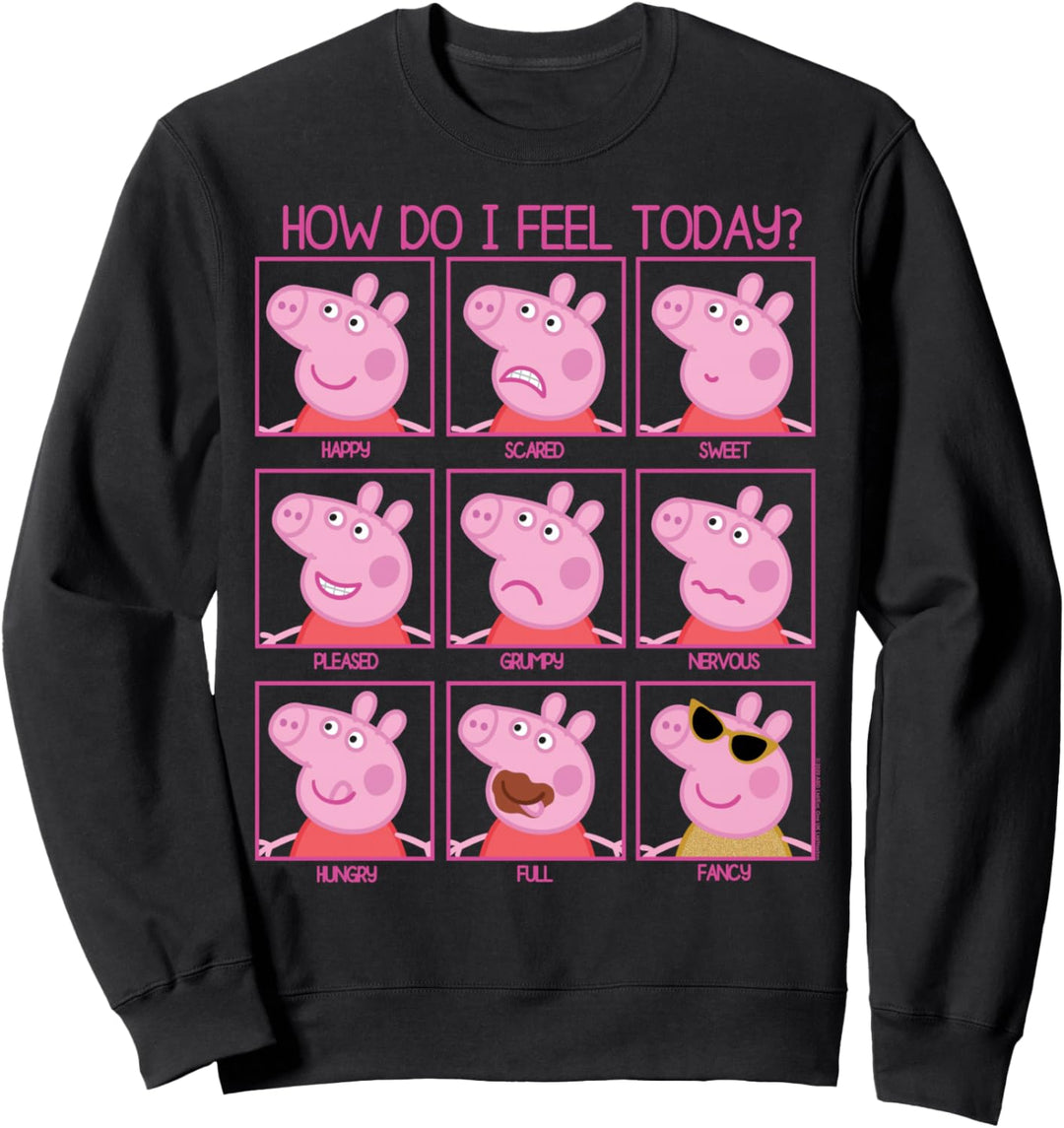 Peppa Wutz Wie Fühle Ich Mich Heute Sweatshirt