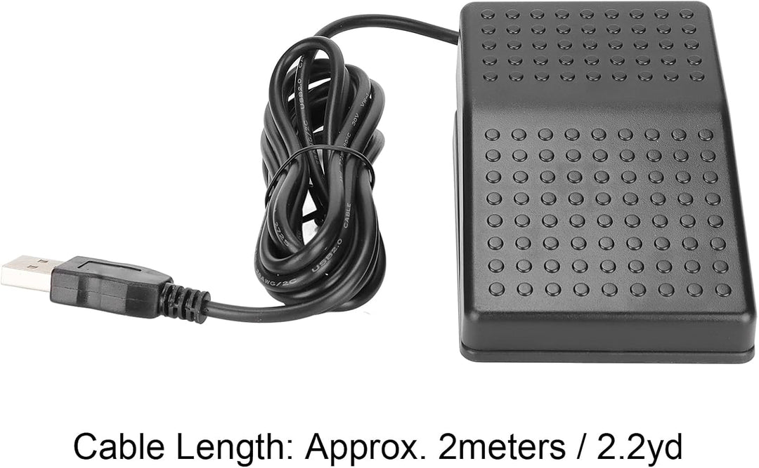 PC USB Fusspedal, Rutschfestes Einzelfusssteuerungs Tastatur Aktionsschalterpedal, Kundenspezifische