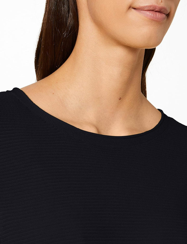 Tom Tailor Damen 1016190 Bluse mit Streifen &amp; Brusttaschen (1er Pack) S 10668 - Sky Captain Blue, S