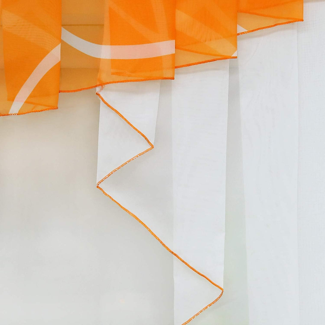 SCHOAL Scheibengardinen Küche Bistrogardinen Voile Transparente Kurzgardinen Kleinfenster Gardinen m