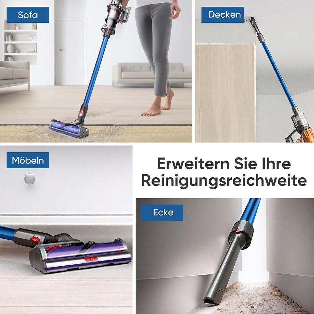 Verlängerungsrohr für Dyson V11 V15 V10 V8 V7 Stabstaubsauger,Ersatz Teleskoprohr Schnellspanner Ver