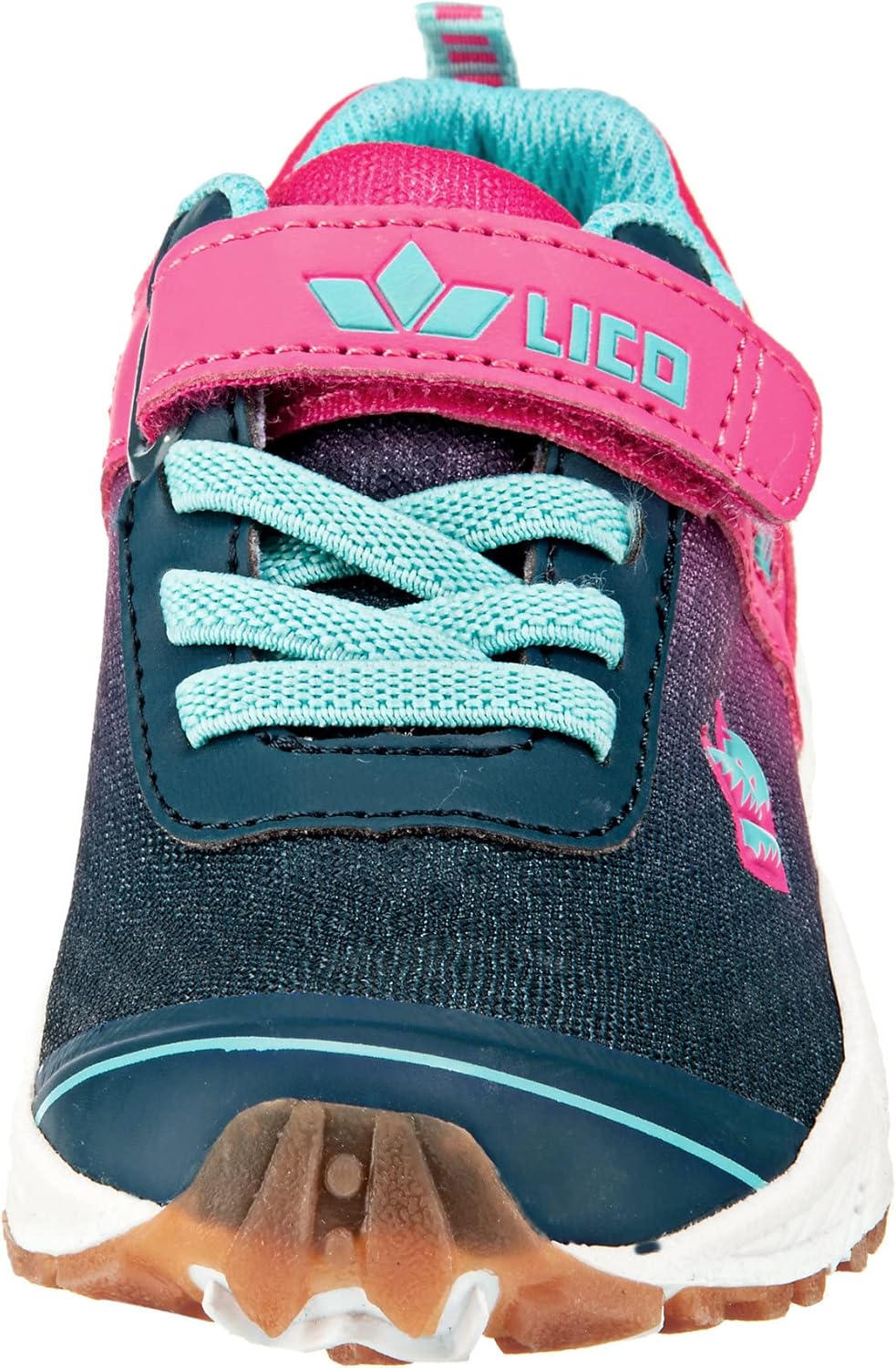 Lico Unisex Kinder Barney Vs Sneaker, Marine Pink Türkis