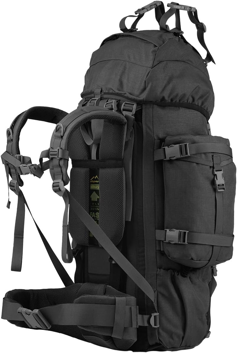 Wisport Reindeer 55L Rucksack Schwarz