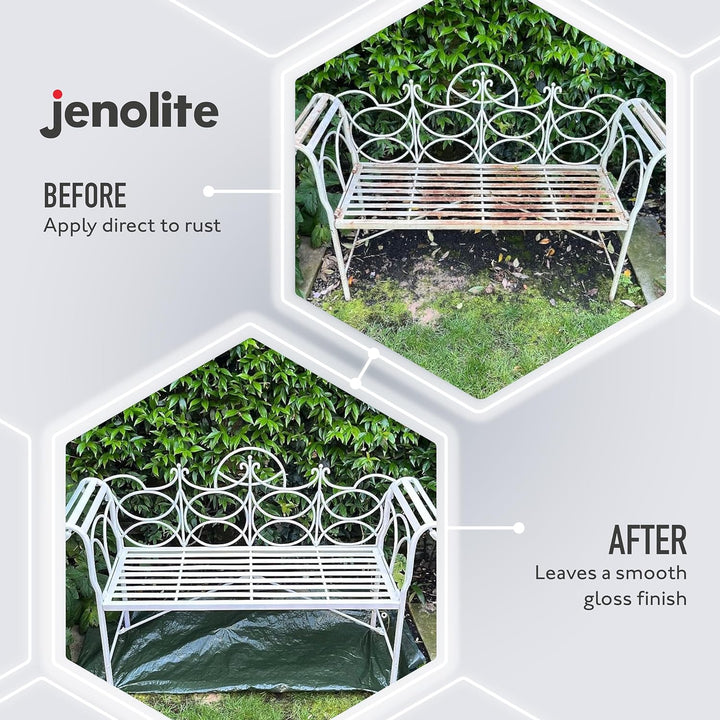 JENOLITE Directorust Glanzfarbe | KARDINALSROT | Sprühfarbe für mehrere Oberflächen | Holz, Metall,