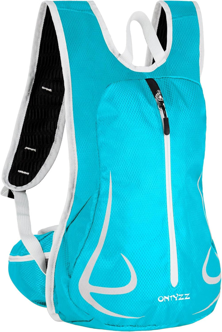 ONTYZZ Fahrradrucksack Damen Männer Kleiner Sportrucksack 15L Wanderrucksack Ultraleicht Rucksack Ra