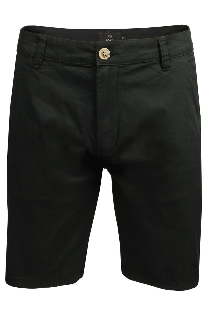 Xact Herren Chino Shorts Baumwoll Stretch Regular Fit Kurze Hose Sommer Bermuda Golf Business Casual