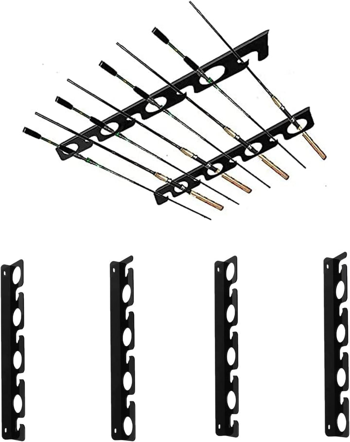 Angelrutenhalter aus Acryl, Wandhalterung, Angelrute/Rutenaufbewahrung Organizer für Garage, Boot, K