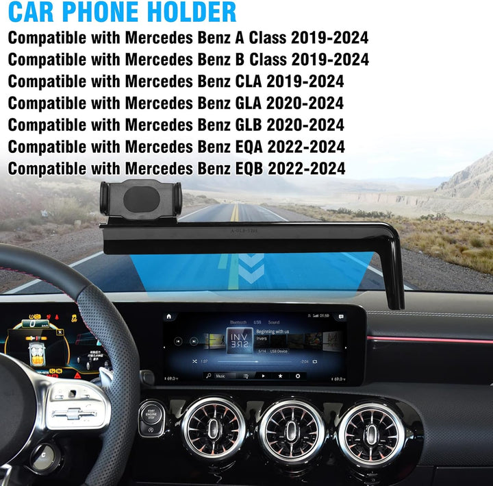 TTCR-II Kompatibel mit Handyhalterung Mercedes Benz A-Klasse/B-Klasse/GLB/GLA/CLA/EQA/EQB 2019-2024,