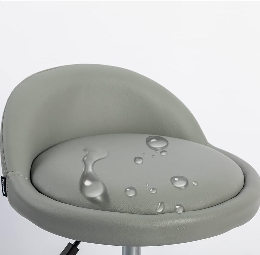 Mingone Rollhocker Praxishocker mit Rollen Bürohocker Höhenverstellbar Drehhocker 360° Arbeitshocker