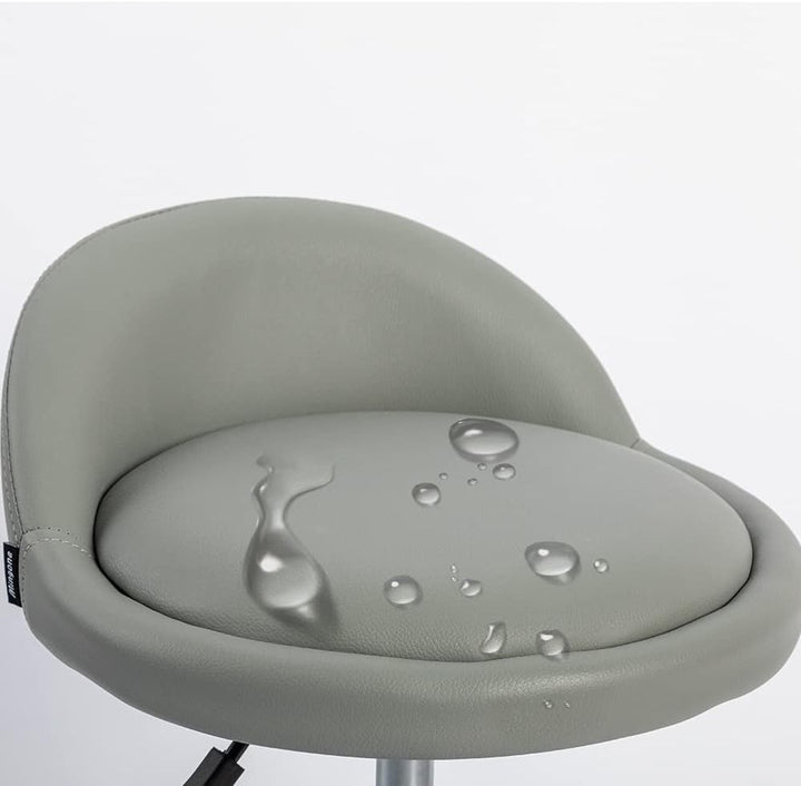 Mingone Rollhocker Praxishocker mit Rollen Bürohocker Höhenverstellbar Drehhocker 360° Arbeitshocker