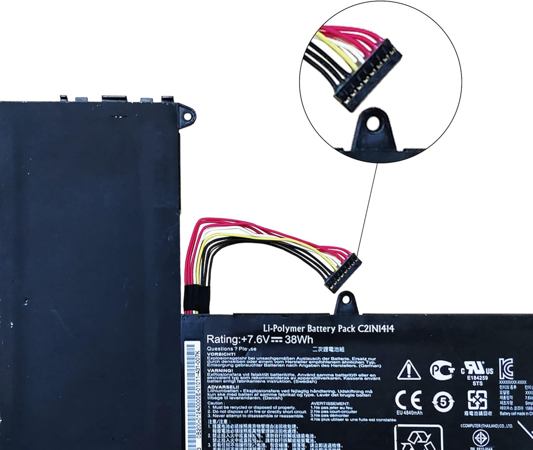 Swark Laptop Akku C21N1414 Replacement Komplett with EeeBook X205T X205TA X205TA Bing FD015B 11.6 "