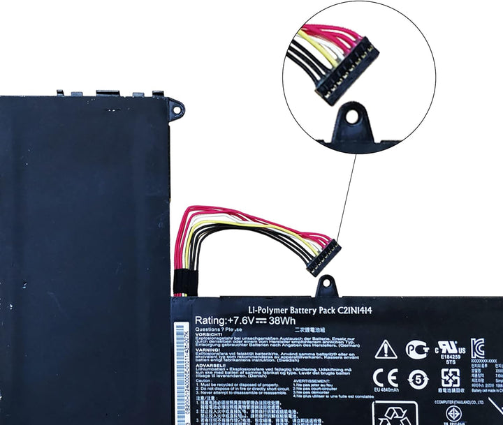 Swark Laptop Akku C21N1414 Replacement Komplett with EeeBook X205T X205TA X205TA Bing FD015B 11.6 "
