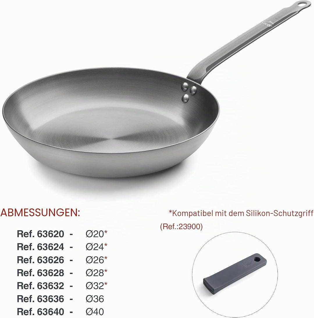 Lacor Eisen Pfanne, Gusseisen, Grau, 53.5 x 28 x 9.5 cm