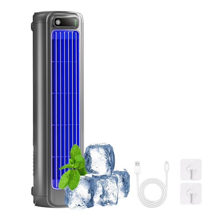Festberg Cooling Ace,Portable Klimagerät,Wand Kabelloser Bladeless Mobile Air Cooler,Quiet Desktop T