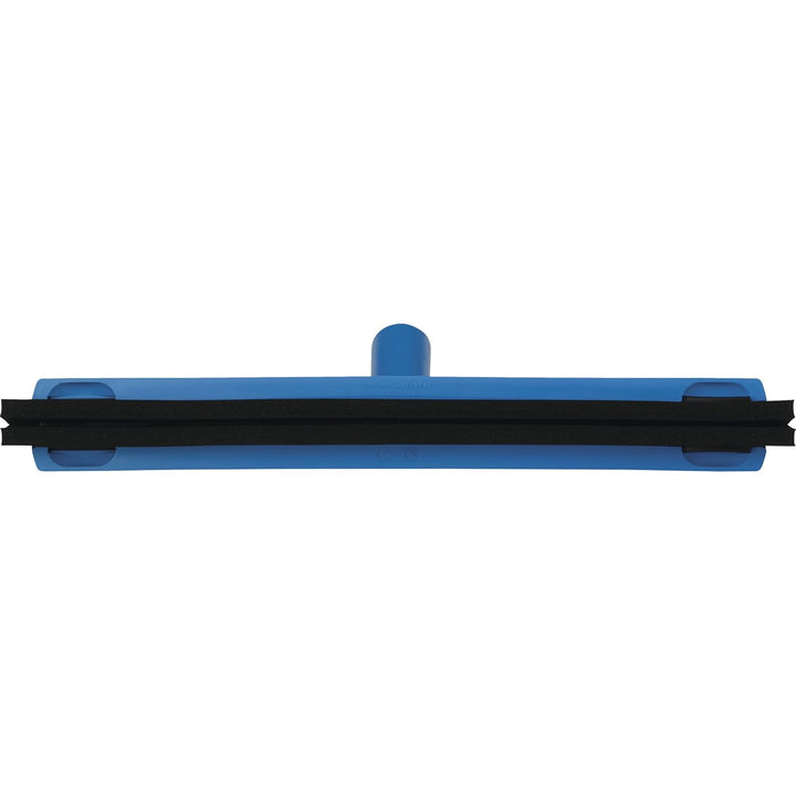 Vikan 77523 Foam Rubber Polypropylene Frame Fixed Head Squeegee, 16", Blue 40cm Blau, 40cm Blau
