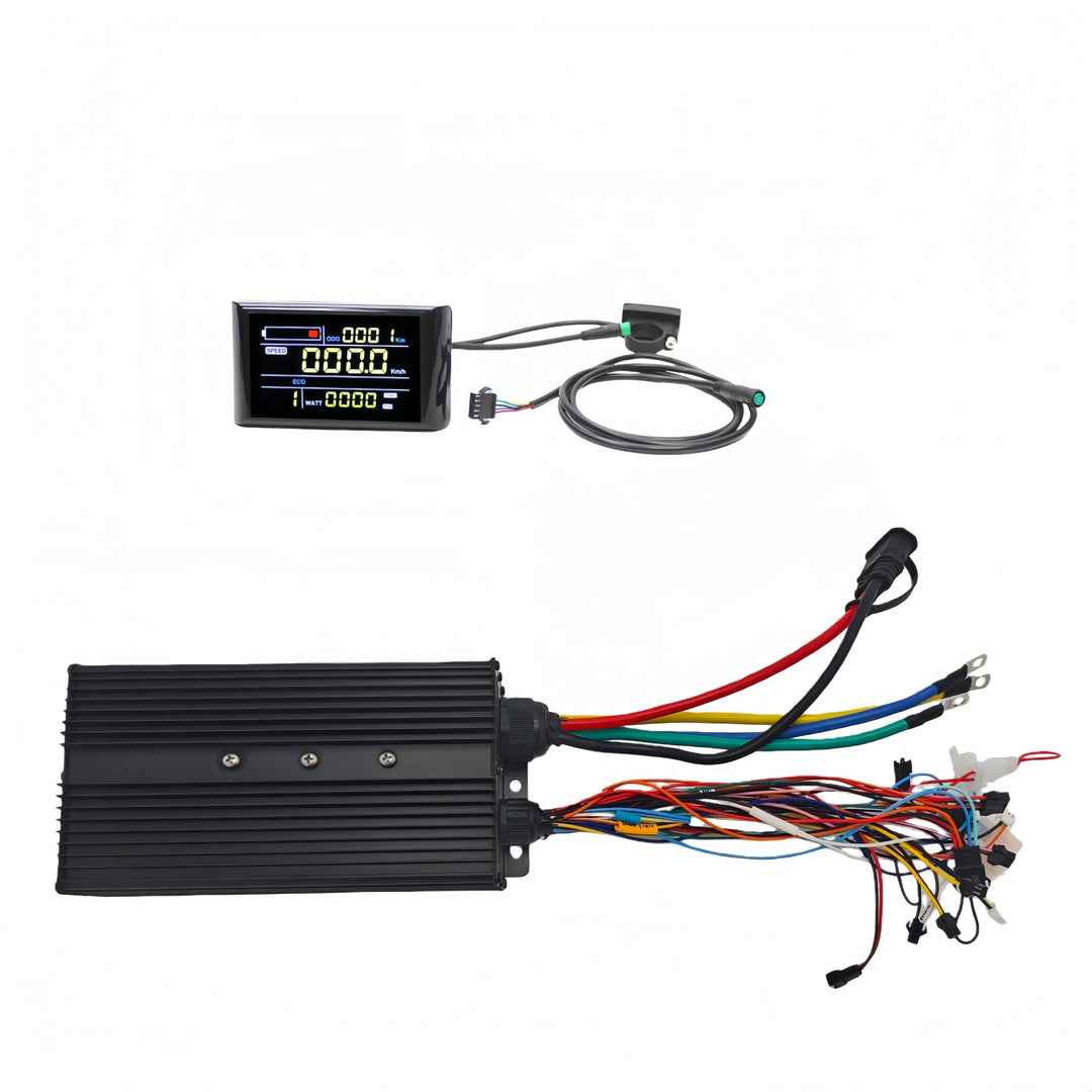 48V/60V/72V 3000W-5000W 100A Sinus Wave Ebike 24 Mosfet Controller Mit/Ohne LCD-Display Mit Regenera