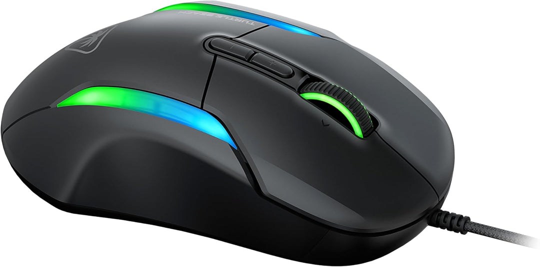 Turtle Beach Kone II – Ergonomische RGB-Gaming-Maus, 26K DPI Optischer Sensor, optische Schalter mit