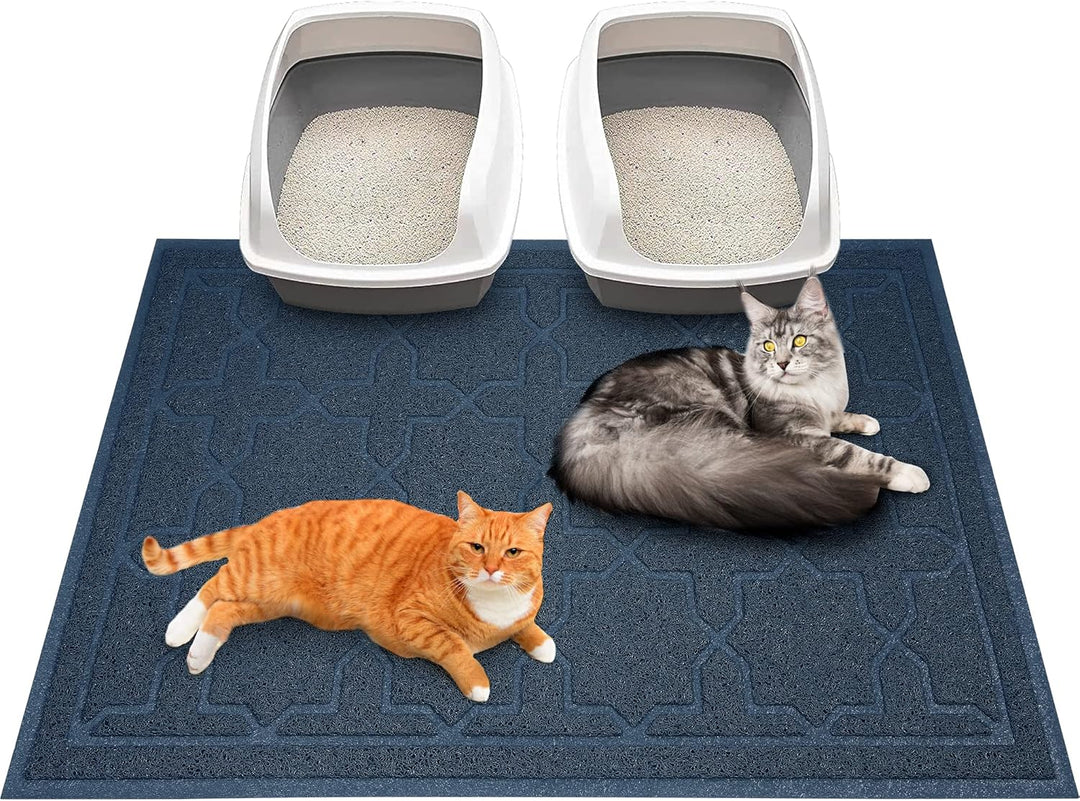 Yimobra Fangmatte für Katzentoilette, leicht zu reinigen, rutschfest, wasserabweisend, weiche Hausti