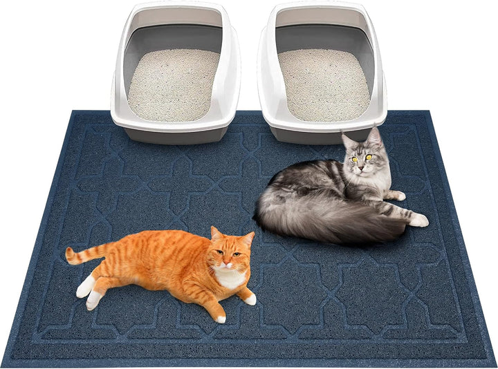 Yimobra Fangmatte für Katzentoilette, leicht zu reinigen, rutschfest, wasserabweisend, weiche Hausti