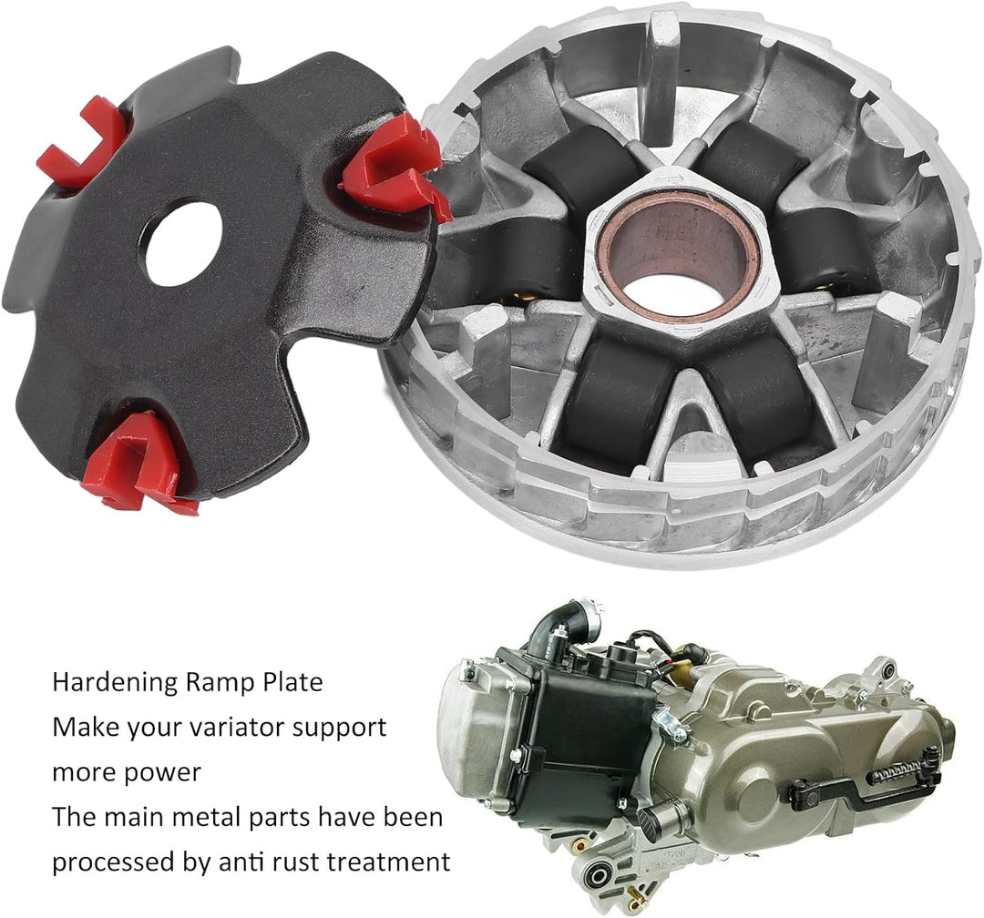Racing Variator Kit, Racing Variator Kit Wärmeableitung Hochleistungsersatz für GY6 50ccm 139QMB-bas