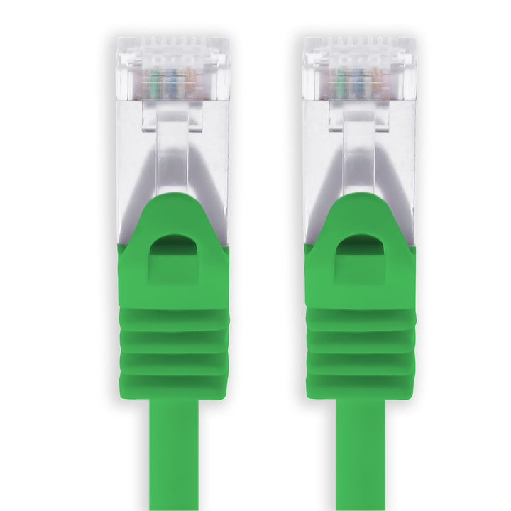 1aTTack.de 30m - grün - 1 Stück Cat7 Netzwerkkabel SFTP Patchkabel Lankabel Rohkabel 10GB/s - 500 Mh