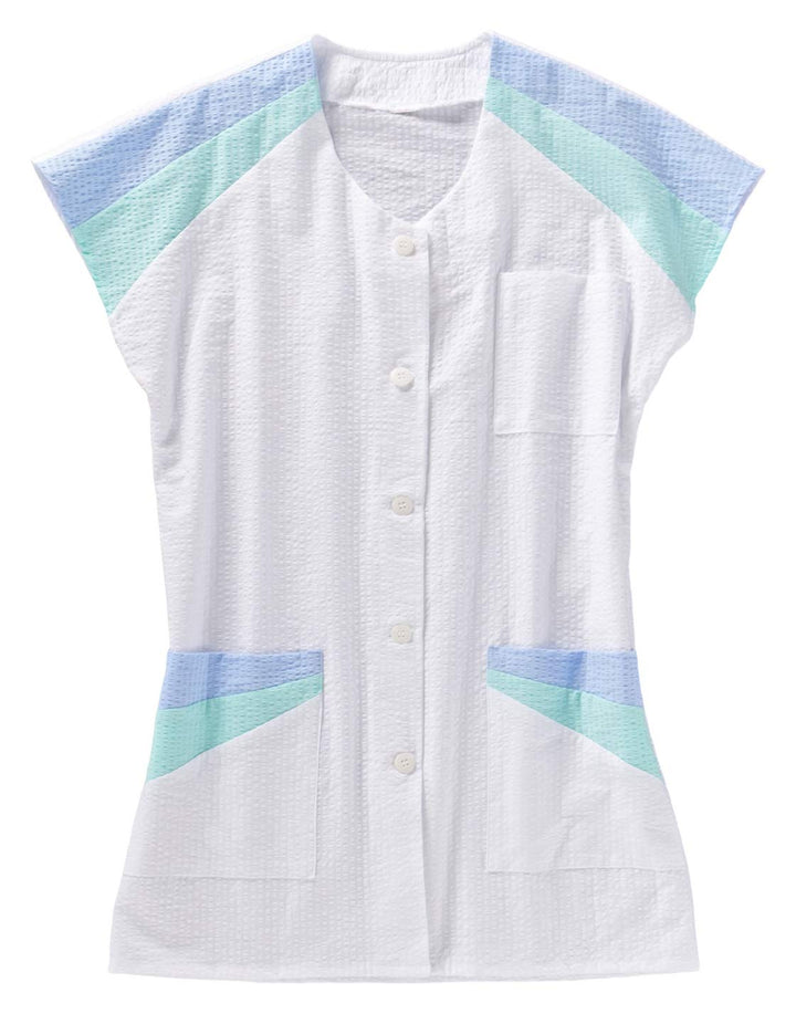 Kasack 36 weiss/mint/hellblau, 36 weiss/mint/hellblau