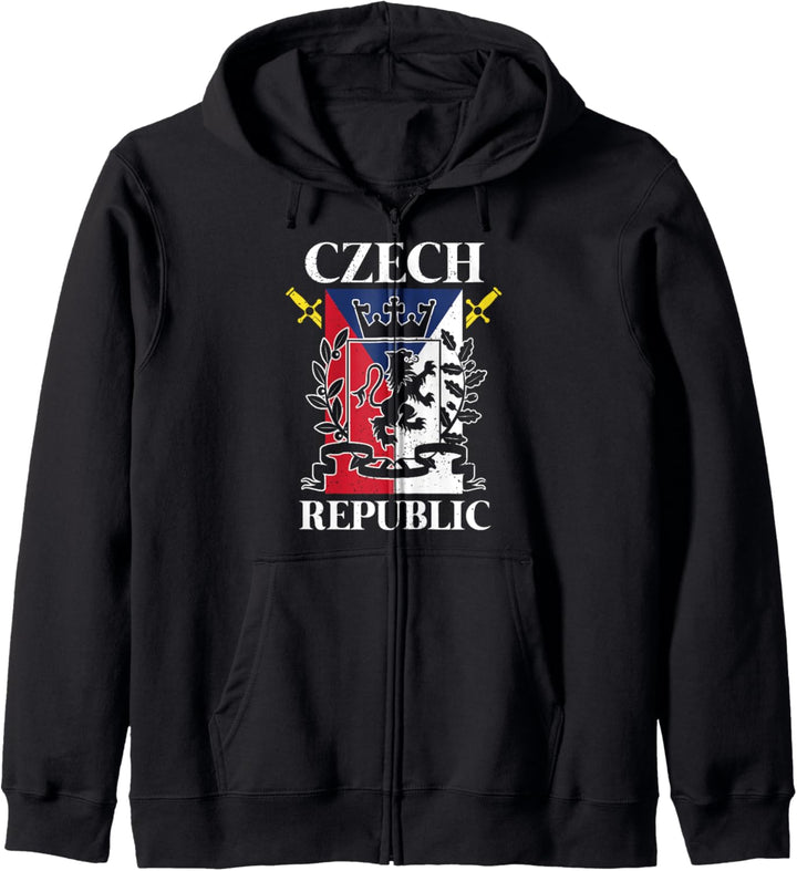 Geschenk Design Tschechische Republik Flagge Souvenir Geschenk Kapuzenjacke
