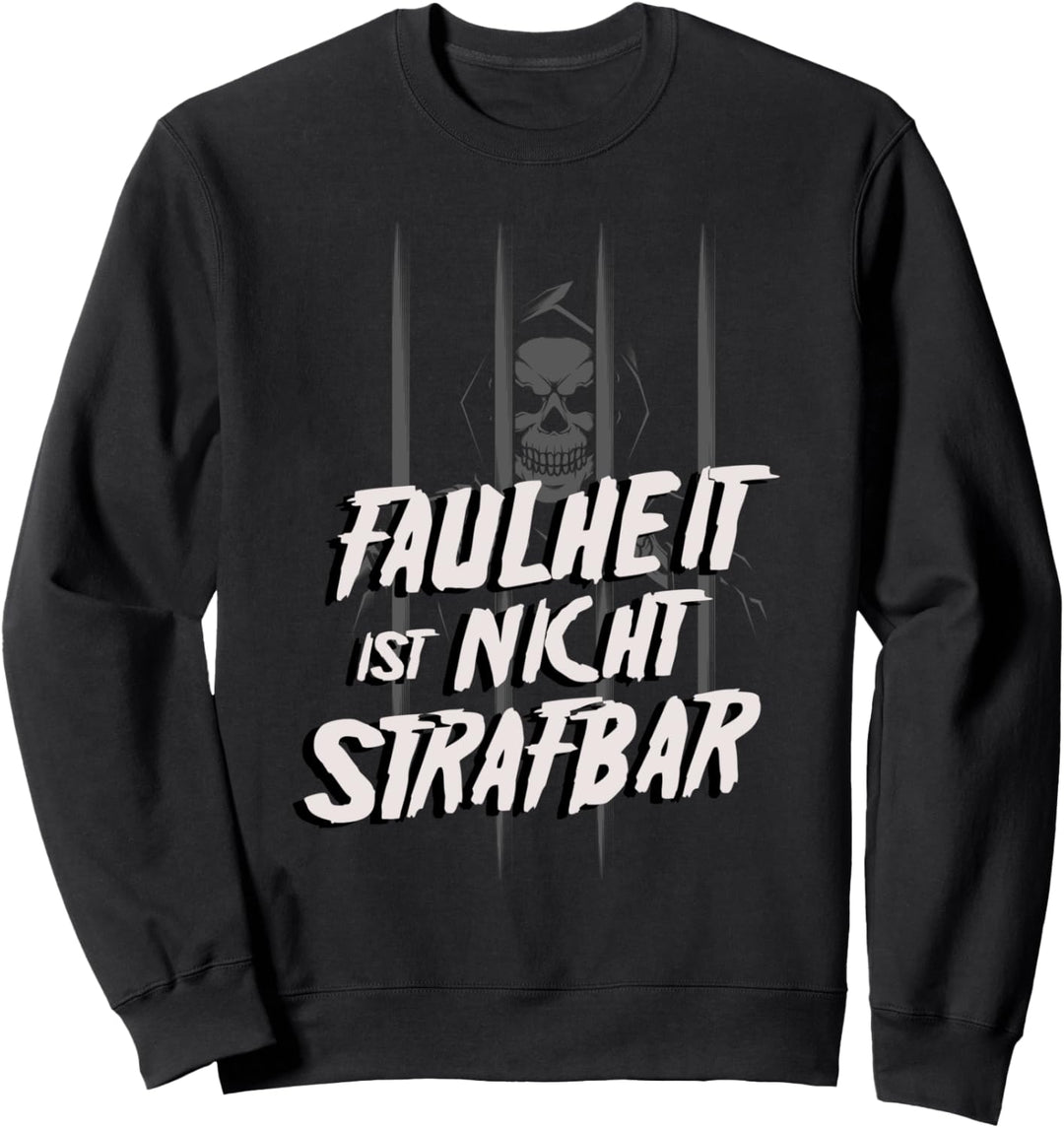 Faulheit Arbeitslos Hartz 4 Arbeitsloser Arbeitsamt Geschenk Sweatshirt