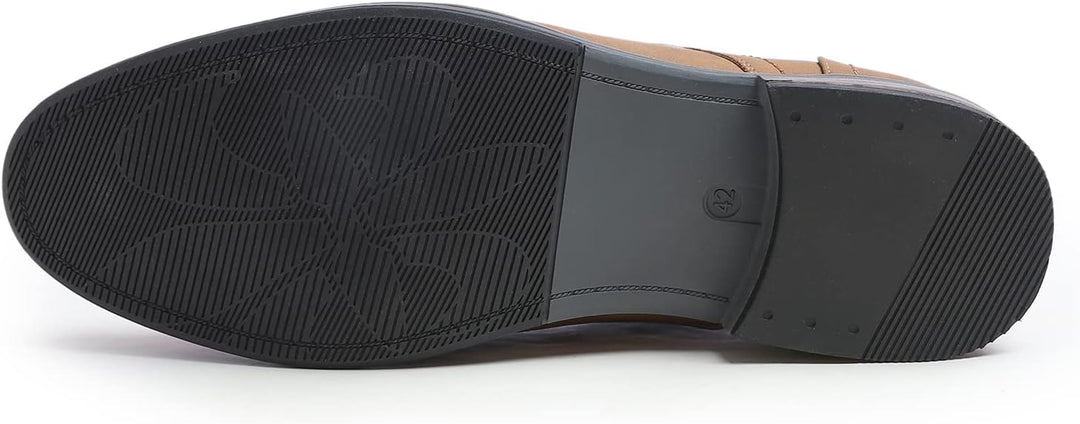 Feversole Men's Classic Dress Marc Herren Anzugschuhe Derby Schnürschuhe Business Schuhe Formale Mod