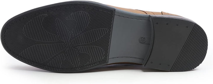Feversole Men's Classic Dress Marc Herren Anzugschuhe Derby Schnürschuhe Business Schuhe Formale Mod