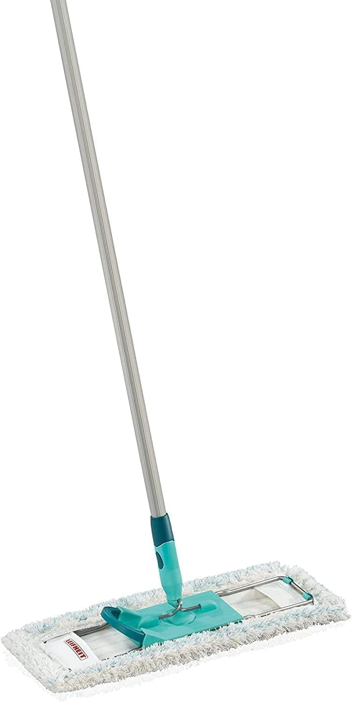 Leifheit rückenschonender Bodenwischer Profi XL cotton plus mit Aluminiumstiel 140 cm für Fliesen- u