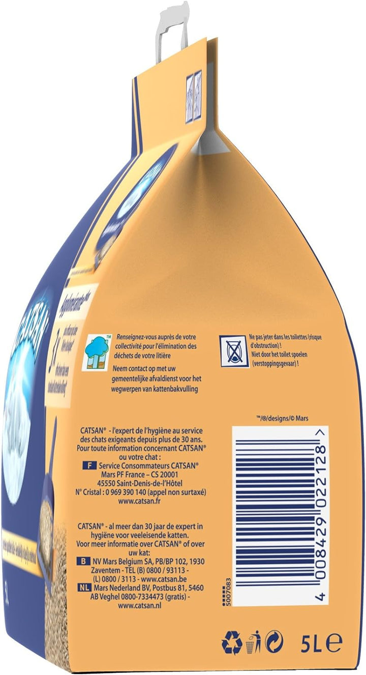 CATSAN Klumpende mineralische Katzenstreu, 3 Beutel à 5 l