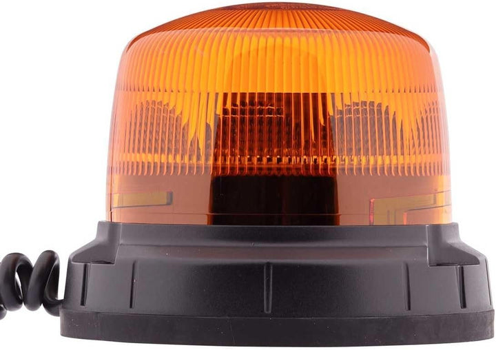 HELLA - LED-Blitz-Kennleuchte - RotaLED Compact - 12/24V - gelb - Magnetbefestigung - Kabel: 200mm -