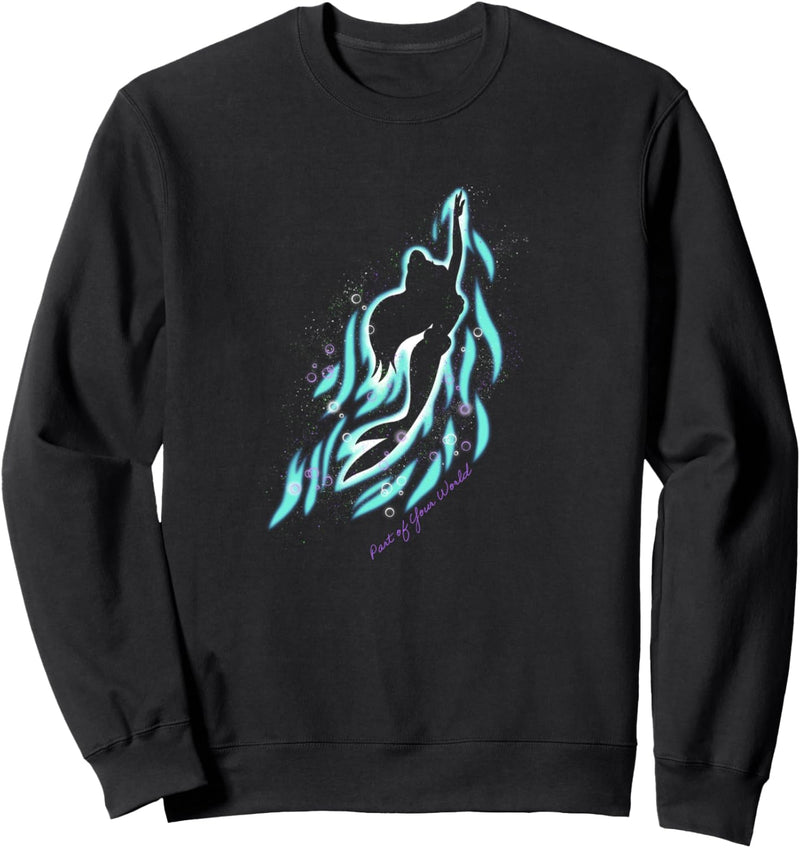 Disney The Little Mermaid Ariel Part Of Your World Glow Sweatshirt