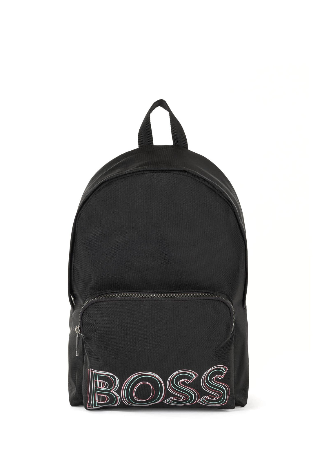 BOSS Herren Catch multi Backp Rucksack aus recyceltem Gewebe mit Reissverschluss und mehrfarbigem Lo