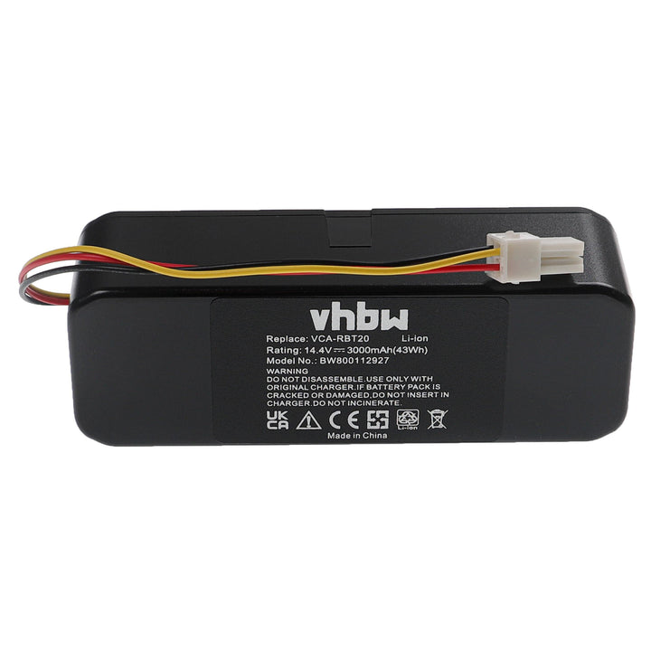 vhbw Akku Ersatzakku Li-Ion 3000mAh (14.4V) kompatibel mit Samsung Navibot der VR-Series und Samsung