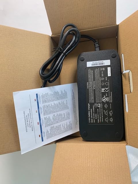 Enerpower Ladegerät Li-Ion 54,6V 2A 110 Watt Rundstecker für for Himiway Cruiser, Himiway City, Himi