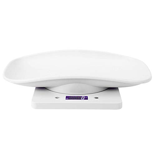 Ymiko 10kg / 1g Digitale tragbare Katze Hund Hamster Haustier Messwaage mit Tablett elektronische