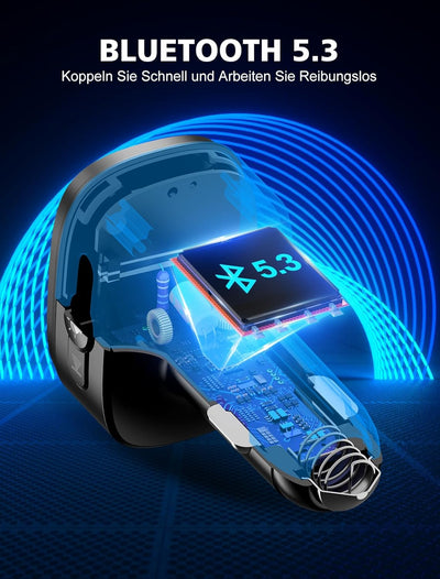 Mohard Bluetooth Adapter Auto, PD 18W&QC3.0 FM Transmitter Auto, 9 RGB Beleuchtungsmodi, 3 USB Ansch