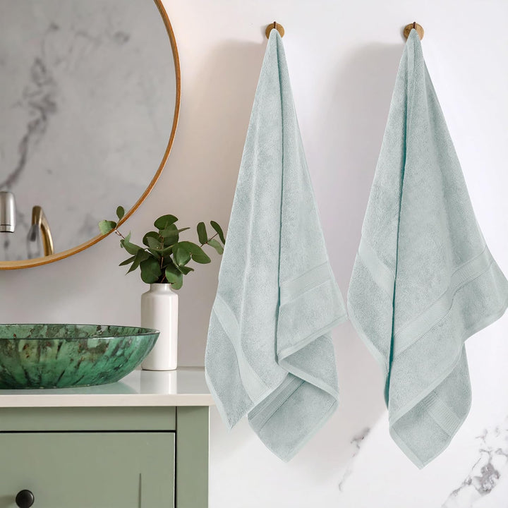 Superior Ägyptische Baumwolle Handtuch-Set, Sea Foam, 2PC Bath, 2, Sea Foam