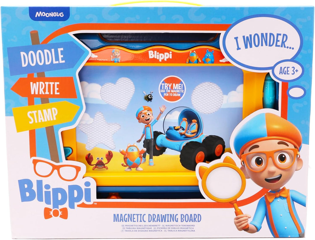 Toyland® Blippi Magnetisches Zeichenbrett – Schreib- und Zeichentablett – Kreatives Spielzeug – ab 3
