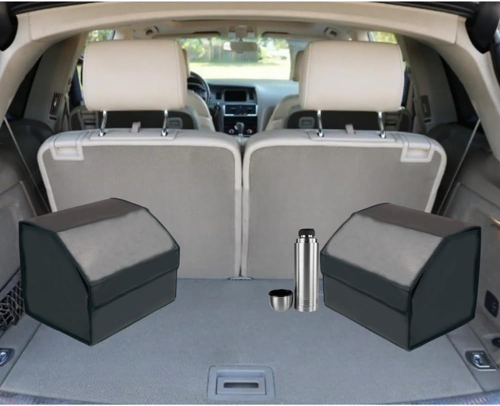 Kofferraum Organizer, Nonwoven, Wasserdicht Faltbar Kofferraum-Tasche mit Deckel für Auto, Auto Falt