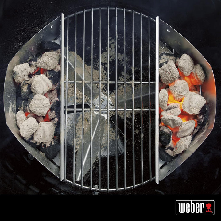 Weber Holzkohlek?rbe Char-Basket, 2er Set, fr direkte und indirekte Hitze, fr Holzkohlengrills von 4
