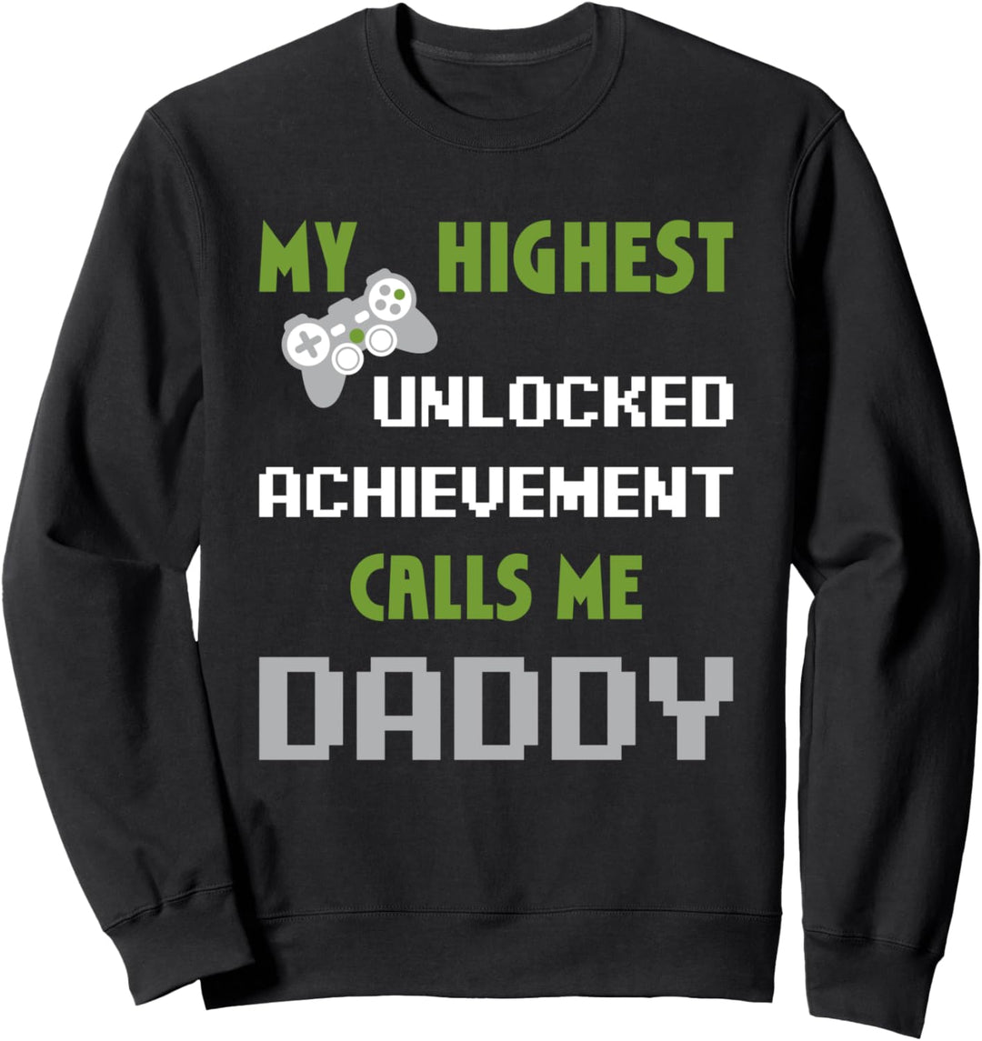 Nerdy Lustiger Vatertag Gamer Dad Videospiel-Ehemann Sweatshirt