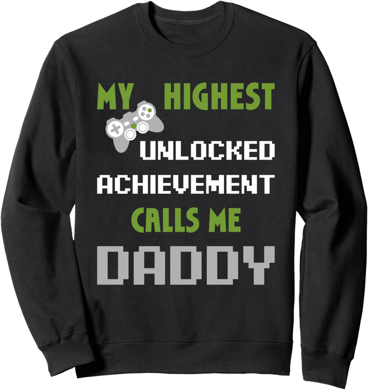 Nerdy Lustiger Vatertag Gamer Dad Videospiel-Ehemann Sweatshirt
