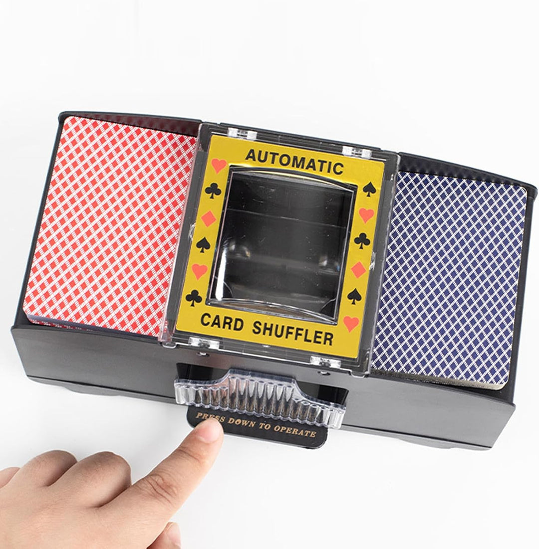 Binnan Kartenmischmaschine Elektrische 2 Decks,Automatischer Kartenmischer Casino Kartenmischer,kart