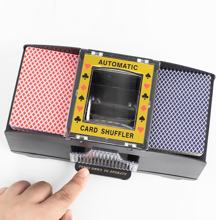 Binnan Kartenmischmaschine Elektrische 2 Decks,Automatischer Kartenmischer Casino Kartenmischer,kart